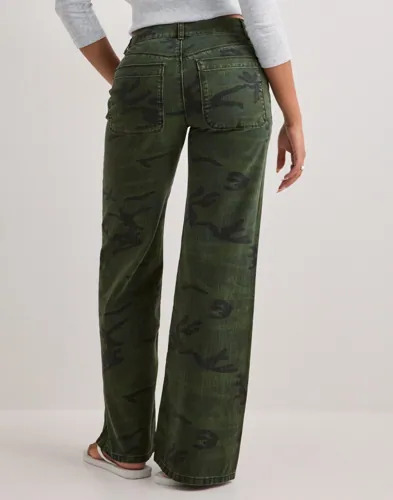 Nelly Multi/Mønstrete Cargo Jeans