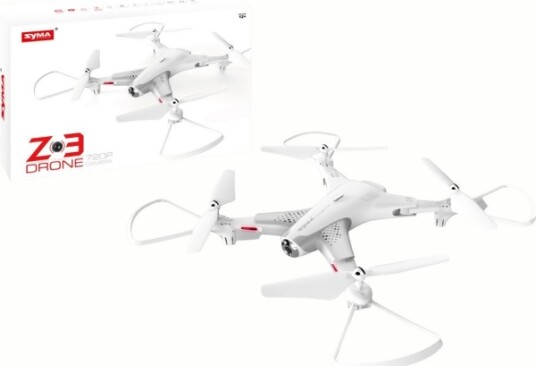 Leantoys Fjernstyrt Drone Z3 720P Syma Kamera Hvit Leantoys Fjernstyrt Drone Z3 720P Syma Kamera Hvit