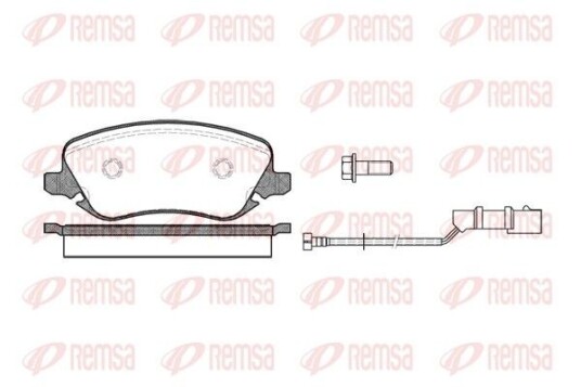 Bremseklosser REMSA 0879.02 Bremseklosser REMSA 0879.02