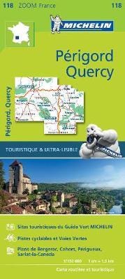 Quercy Perigord Zoom Map 118 Map