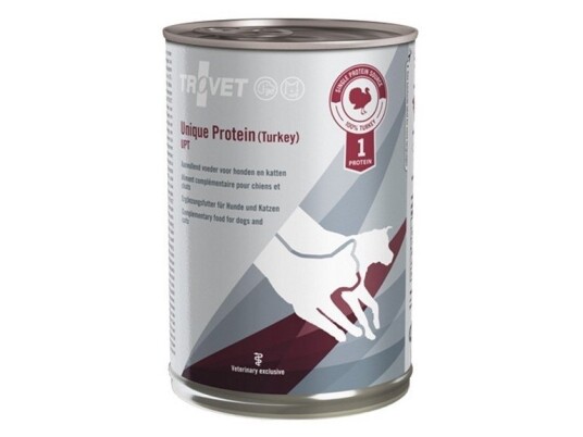Trovet Trovet Upt Unique Protein 400 G Med Kalkun For Hunder Og Katter Trovet Trovet Upt Unique Protein 400 G Med Kalkun For Hunder Og Katter