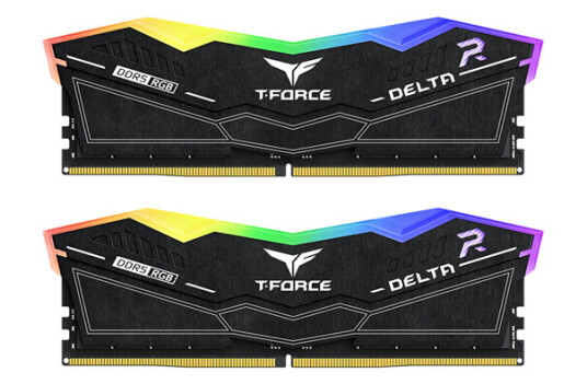 Team Group T-Force Delta RGB DDR5-8000 - 32GB - CL38 - Dual Channel (2 pcs) - Intel XMP - Svart med RGB Team Group T-Force Delta RGB DDR5-8000 - 32GB - CL38 - Dual Channel (2 pcs) - Intel XMP - Svart med RGB