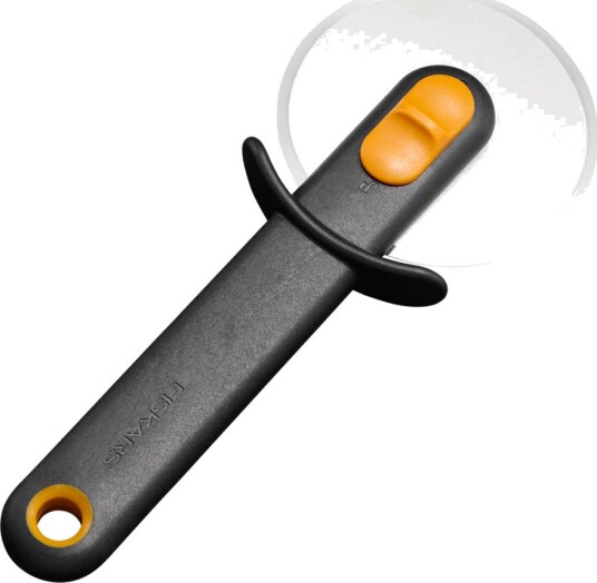 Fiskars Functional Form pizzahjul 26x8 cm svart/rustfritt stål