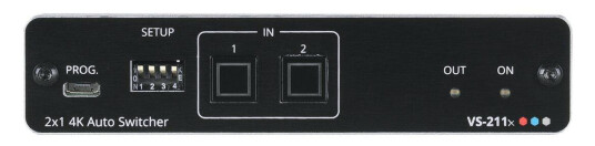Kramer DigiTOOLS VS-211X HDMI Video/Audio Switchingboks med 2 Porter Kramer DigiTOOLS VS-211X HDMI Video/Audio Switchingboks med 2 Porter