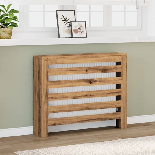 Radiatordeksel artisan eik 104x20x82 cm konstruert tre Radiatordeksel artisan eik 104x20x82 cm konstruert tre