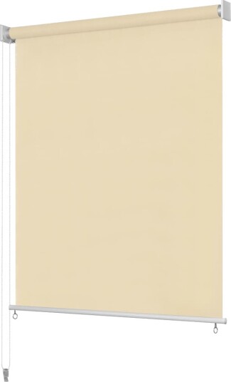 vidaXL Utendørs rullegardin 200X140 cm krem