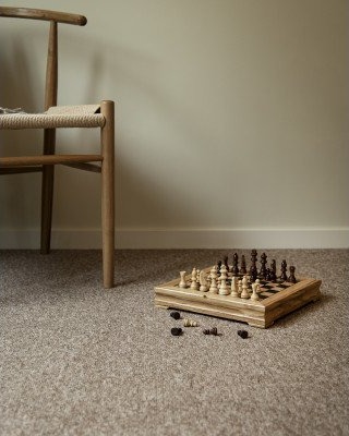 Kilands Atlas beige 93 vegg til vegg teppe