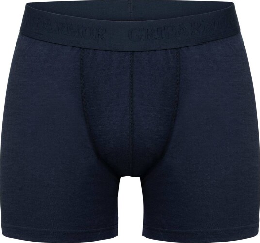 Gridarmor Men"s Merino Wool Boxers Navy Blazer S