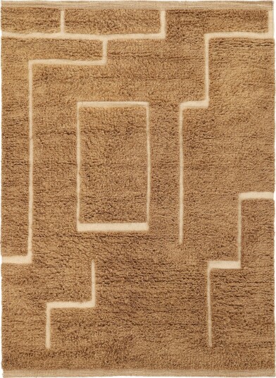 Ryetepper Kiberg Hand Woven Wool Shaggy beige Størrelse: 160 x 230 cm Ryetepper Kiberg Hand Woven Wool Shaggy beige Størrelse: 160 x 230 cm