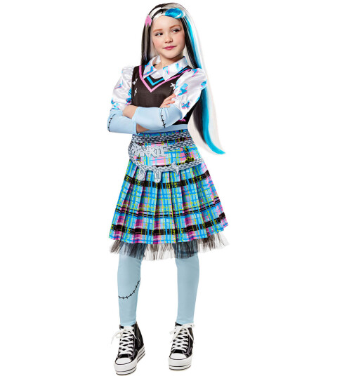 Rubies Kostymer Monster High Frankie Stein Deluxe 7 8 år 122 128 Kostymer