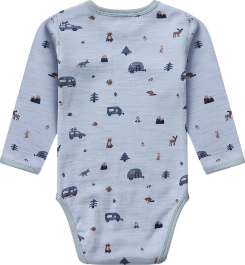 Hust and Claire Body I/e Merinoull Ull HCBo Wool Baby Blue Hust and Claire 62 Langermet Body Lyseblå Hust and Claire Body I/e Merinoull Ull HCBo Wool Baby Blue Hust and Claire 62 Langermet Body Lyseblå