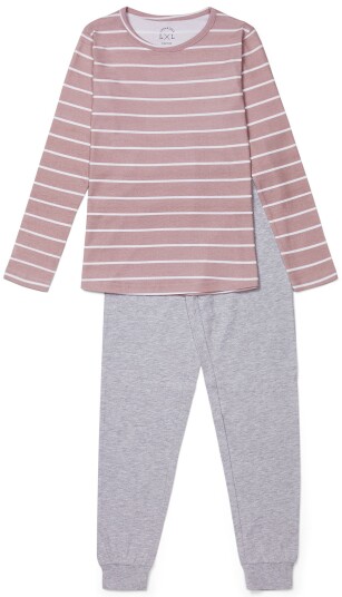 Luca & Lola Emma Pysjamas Pink Stripes 134-140 Luca & Lola Emma Pysjamas Pink Stripes 134-140