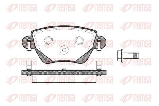 Bremseklosser REMSA 0777.00 Bremseklosser REMSA 0777.00