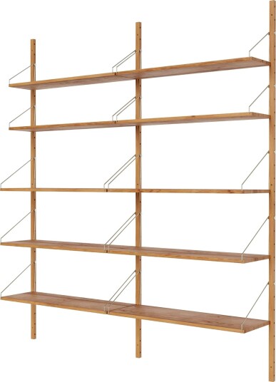 Library Hylle 185x164,5 cm, Eik