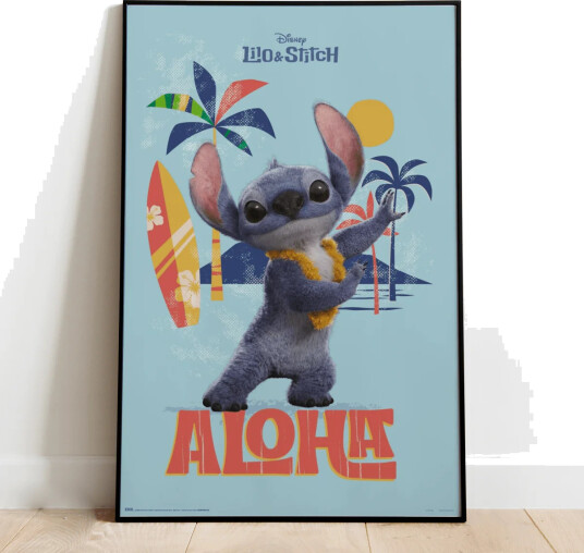 Disney's Lilo and Stitch Plakat Live Action Aloha 91,5 x 61 cm Disney's Lilo and Stitch Plakat Live Action Aloha 91,5 x 61 cm
