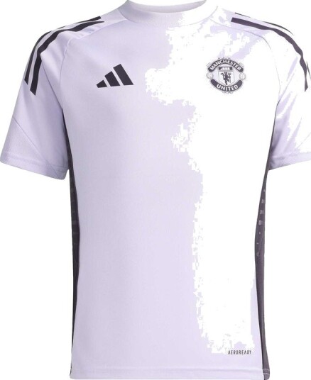Manchester United Trenings T skjorte Tiro 25 Lilla/svart Barn adidas størrelse 152 cm Manchester United Trenings T skjorte Tiro 25 Lilla/svart Barn adidas størrelse 152 cm