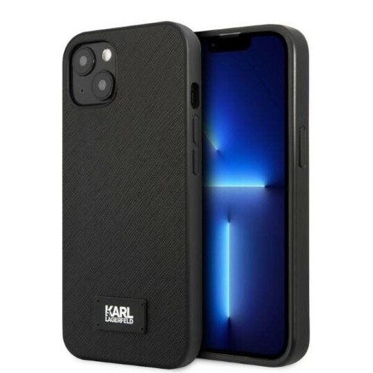 Karl Lagerfeld iPhone 13 Mini Hardcase Saffiano Svart
