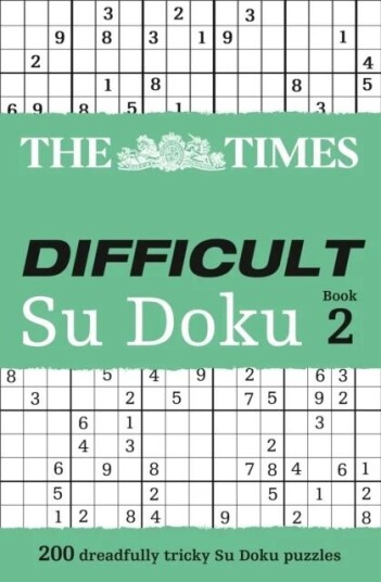 The Times Difficult Su Doku Book 2 Av The Times Mind Games The Times Difficult Su Doku Book 2 Av The Times Mind Games