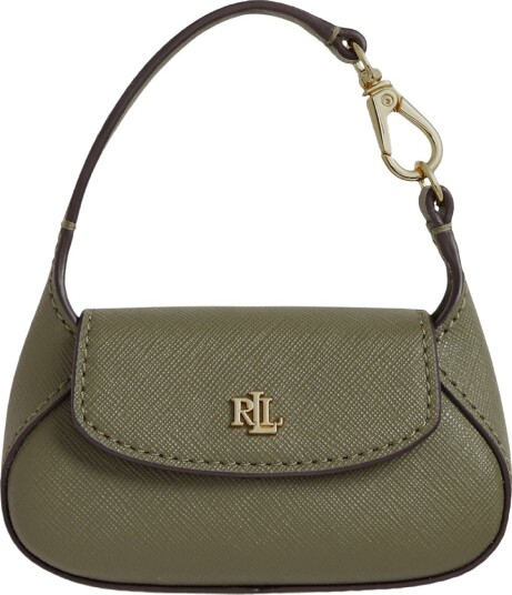 Lauren Ralph Lauren Crosshatch Leather Schylar Charm Khaki green ONE SIZE Lauren Ralph Lauren Crosshatch Leather Schylar Charm Khaki green ONE SIZE