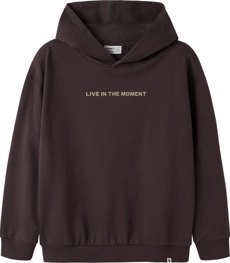 Name It Nkmoak Ls Rlx Sweat Wh Bru Box Brown 134 140 Name It Nkmoak Ls Rlx Sweat Wh Bru Box Brown 134 140
