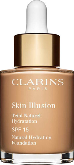 Clarins Skin Illusion Naturlig Fuktgivende Foundation SPF 15 110 Honey 30 ml Clarins Skin Illusion Naturlig Fuktgivende Foundation SPF 15 110 Honey 30 ml