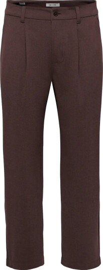ONLY & SONS Onsfade Loose Venus Pants Brown L