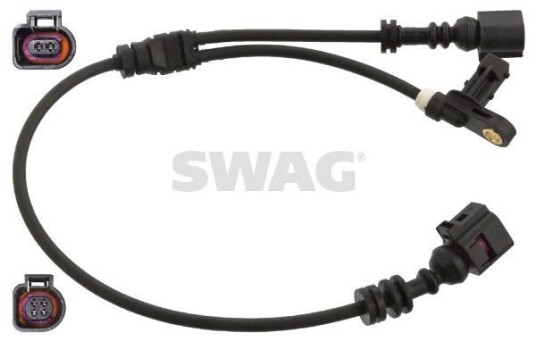 Sensor, ABS SWAG 30 10 6909