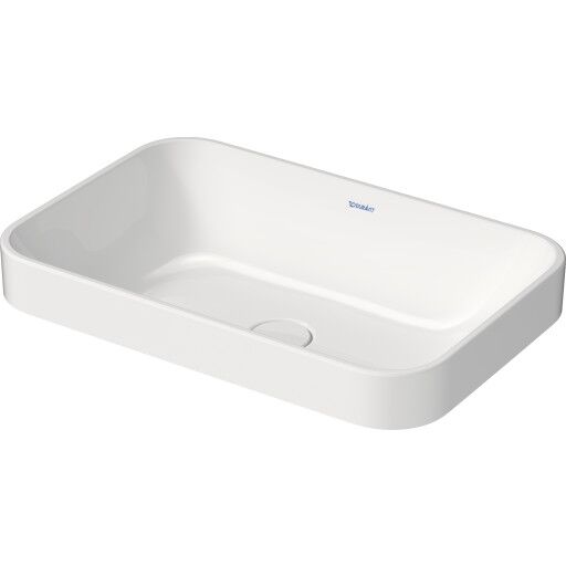 Duravit Happy D.2 Plus servant 60x40 cm med wondergliss hvit white 600x400mm