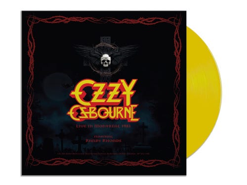 Ozzy Osbourne Live in Montreal 1981 LP/Vinyl Ozzy Osbourne Live in Montreal 1981 LP/Vinyl
