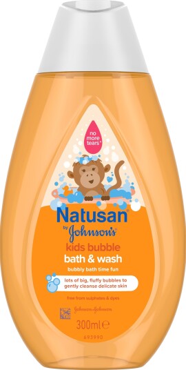 Natusan By Johnsons Kids Bubble Bath Wash 300ml