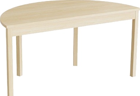 Bord Lovis 609 1200X600 Mm Højde 600 Mm Med Birk Laminat Birk Understel