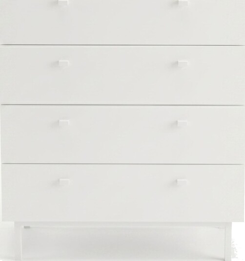 Kommode Hanah Home Luke 80 x 93,1 x 41,8 cm Hvit Hvit Kommode Hanah Home Luke 80 x 93,1 x 41,8 cm Hvit Hvit