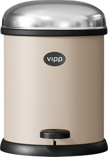 Vipp 12 Pedalbøtte Beige 3 L Vipp 12 Pedalbøtte Beige 3 L