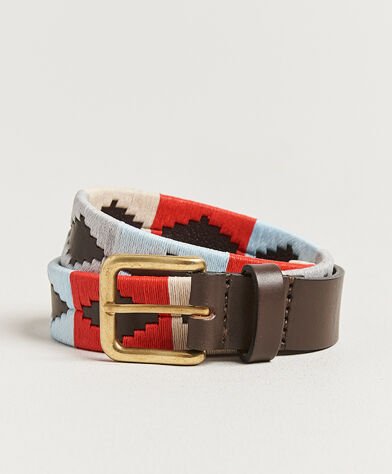 Pampeano Brisa Hand Stitched Classic Leather Belt 3,5cm Multi