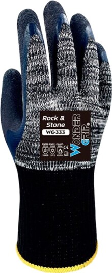 Wonder Grip WG 333 Rock Stone arbeidshansker str. XL/10 12 par