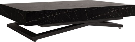 Avendi sofabord 120 cm - Svart, svart marmor