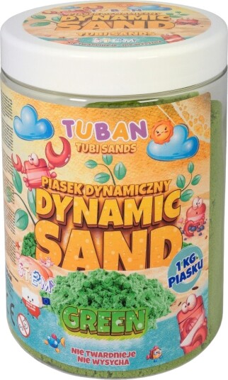 Tuban Kinetisk Sand 1kg 3+ År Grønn