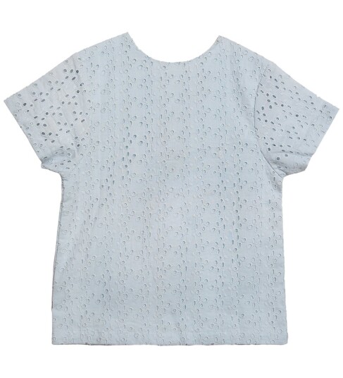 Hanevild Lace T Shirt   Blue   86/92