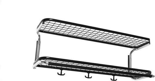 Essem Design Classic 650 Hatthylla Svart/krom 60 Cm Hattehyller Og Skohyller Gunnar Bolin Sølv,Svart Metall/plast