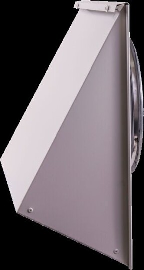 Flexit Ytterveggskappe V13 Ø200mm Hvit
