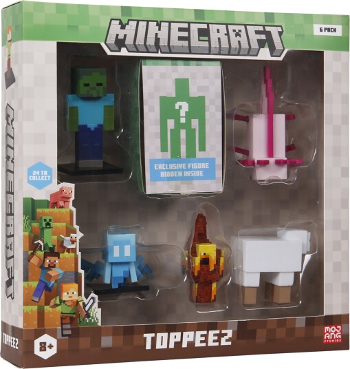 Minecraft 3D Figure 6-Pack Style 1