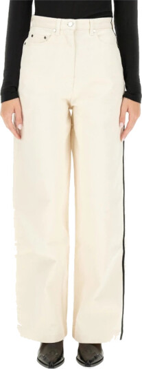 Peter Do Dame Jeans Hvit W25,