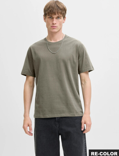 Jack & Jones Jjeorganic Basic Tee Ss O Neck Noos   Khaki green   S