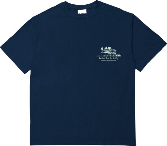 Students Golf Practice Facility S/S T Shirt Blå Golf pologenser herre Midnight Large