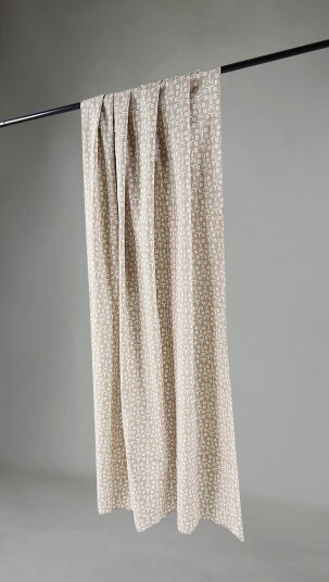 Gardiner   Bomullsgardin Ella beige Størrelse: 140 x 250