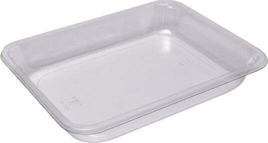Bakke 1 Rum 2227 1E 1035 Ml 227X178x35 Mm Apet Klar,396 Stk/Krt