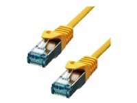 ProXtend - Koblingskabel - RJ-45 (hann) til RJ-45 (hann) - 1.5 m - 6 mm - SFTP, PiMF - CAT 6a - IEEE 802.3at - halogenfri, formstøpt, uten hindringer, flertrådet - gul