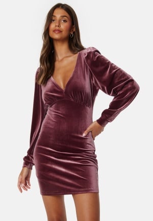 ONLY Smooth L/S V-Neck Dress Port Royal XS ONLY Smooth L/S V-Neck Dress Port Royal XS