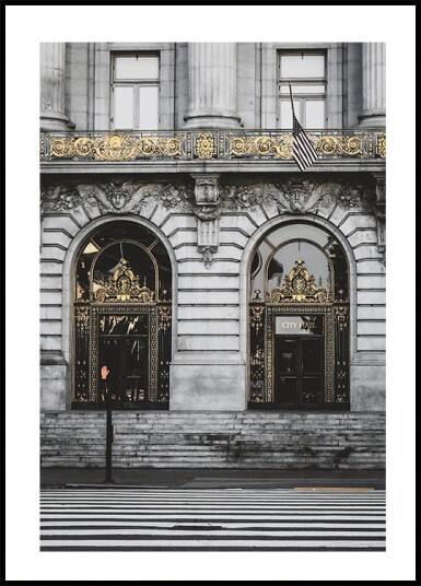 San Francisco City Hall Plakat Plakat / 100x150cm