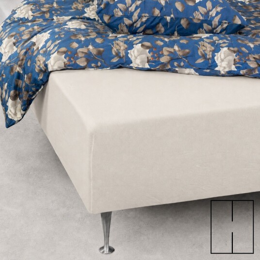 Nordstrand Home Splittlaken 180x200x40 cm Off white stretchlaken 100% Bomull